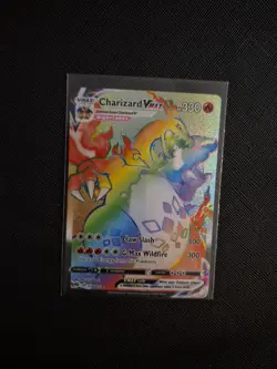 Pokemon TCG Charizard VMAX Rainbow Secret Rare Card 074/073 Champions Path - Image 3