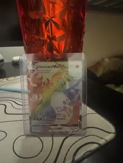 Pokemon TCG Charizard VMAX Rainbow Secret Rare Card 074/073 Champions Path - Image 1