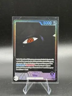 One Piece Trading Card Game Imu Alt Art Leader OP13-079 near mint - pack fresh! - Image 1
