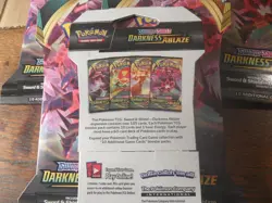 A-3 pokemon Darkness Ablaze sleeved booster pack lot 7 packs X7 same art - Image 3