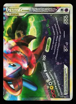 Rayquaza & Deoxys Legend (Bottom) 90/90 Ultra Rare Undaunted Pokemon Card - Image 1