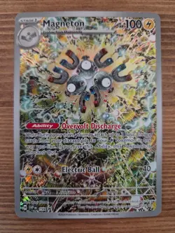 2024 Pokemon Magneton Full Art Black Star Promo 159 - Scarlet & Violet - NM - Image 1