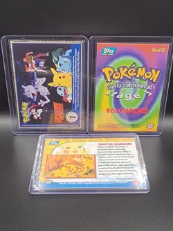 1999 CHARIZARD Pokemon cards 3: Trapped, Poketrivia & Topps Nintendo Charizards! - Image 2