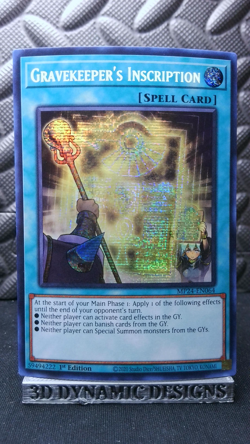 | Yugioh Gravekeeper's Inscription MP24-EN064 1st Secret 25Th Tin NM 🔥 | - Image 1
