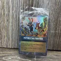 Lorcana Zootopia Putting It All Together 27 Disney Promo Card Holo - Image 1