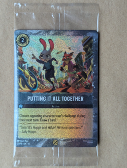 New Sealed Disney's Lorcana Putting It All Together 27/P3 Promo Zootopia 2 - Image 1