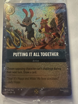 Zootopia Putting It All Together 27 Disney Lorcana Promo Card Holo - Image 1