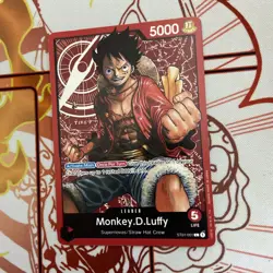 One Piece English Monkey.D.Luffy ST01-001 Leader - NM - Free Shipping - Image 3
