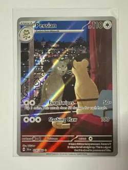 Persian 078/064 Shrouded Fable Pokemon TCG - Full Art Illustration Rare Holo NM - Image 1