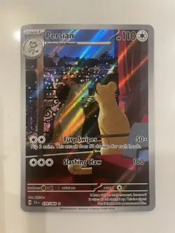 Pokemon TCG: Persian 078/064 Illustration Rare Shrouded Fable Mint Condition - Image 1