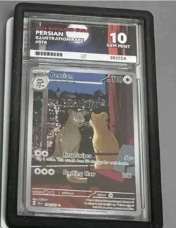 Pokemon TCG Shrouded Fable Illustration Rare Persian 078/064 Ace 10 Gem Mint - Image 1