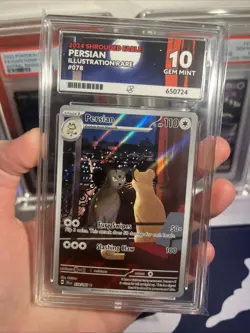 Pokemon TCG Shrouded Fable Illustration Rare Persian 078/064 Ace 10 Gem Mint - Image 1