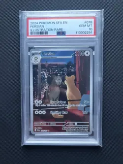 Pokemon TCG Persian 078/064 Shrouded Fable Illustration Rare PSA 10 GEM MINT - Image 1