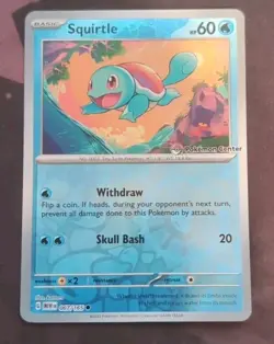 Squirtle - (Pokemon Center Exclusive) 007/165 Miscellaneous Cards & Products... - Image 1