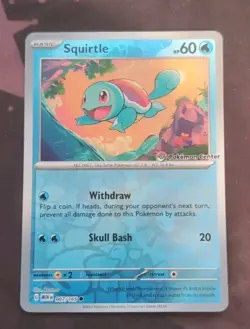 Squirtle - (Pokemon Center Exclusive) 007/165 Miscellaneous Cards & Products... - Image 2