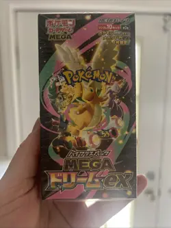 [SHIP NOW] Pokemon TCG Japanese Mega Dream ex Booster Box M2a Sealed With Shrink - Image 1