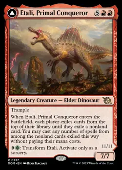 Etali, Primal Conqueror // Etali, Primal Sickness [March of the Machine] Magic - Image 1