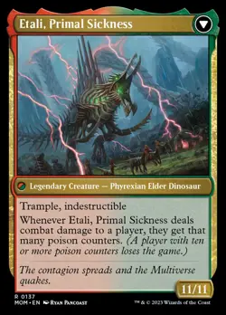 Etali, Primal Conqueror // Etali, Primal Sickness [March of the Machine] Magic - Image 2