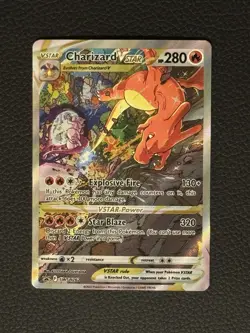Pokemon TCG Charizard VSTAR SWSH262 Holo Black Star Promo Near Mint - Image 3