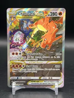 Pokemon TCG Charizard VStar SWSH262 Black Star Promo English NM - Image 1
