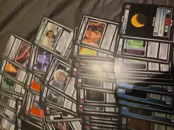 160+ Original Black Border 1st Edition Star Trek TCG Cards 1994 1e 1st Ed Geordi - Image 2