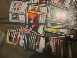 160+ Original Black Border 1st Edition Star Trek TCG Cards 1994 1e 1st Ed Geordi - Image 5