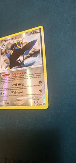 Pokemon TCG Empoleon Rare Reverse Holo 2/100 D&P Stormfront Card 2008 - Image 3