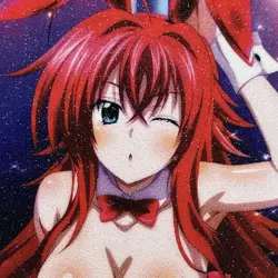 High School DxD Rias Gremory Sexy Lewd Bunny Girl Anime Waifu Goddess Art Card - Image 3