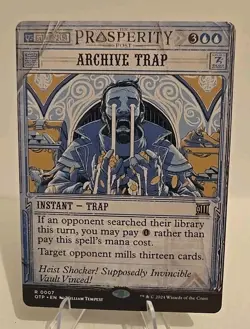 Archive Trap MTG Outlaws of Thunder Junction: Breaking News Regular - Image 1