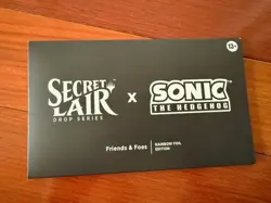 MTG Secret Lair Sonic the Hedgehog Friends & Foes Rainbow Foil - New/Sealed - Image 1