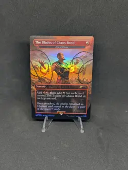 Rite of Flame "The Blades of Chaos Bond" - Rainbow Foil Extended Art SLD NM MTG - Image 1