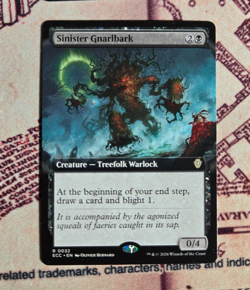 MTG Sinister Gnarlbark Extended Lorwyn Eclipsed Magic the Gathering NM - Image 1