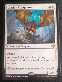 MTG Tarkir Dragonstorm - Clarion Conqueror - Rare - Image 1