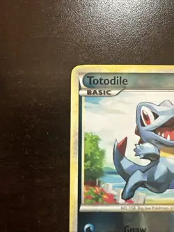 Totodile 86/123 LP Reverse Holo Pokemon TCG Heart Gold Soul Silver - Image 4