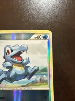 Totodile 86/123 LP Reverse Holo Pokemon TCG Heart Gold Soul Silver - Image 5