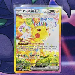 Pokemon TCG Pikachu EX 238/191 Special Illustration Rare Surging Sparks - LP - Image 1