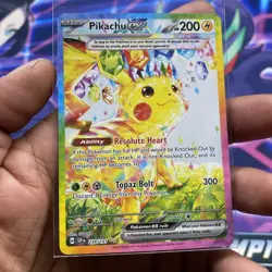 Pokemon TCG Pikachu EX 238/191 Special Illustration Rare Surging Sparks - LP - Image 2