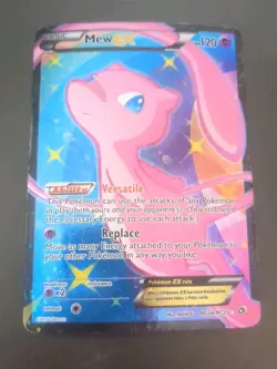 Pokemon TCG Mew EX RC24/RC25 Legendary Treasures Radiant Collection Holo HP - Image 1