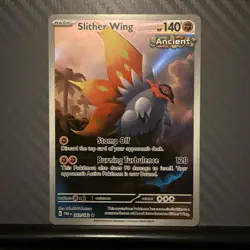 Pokemon TCG Slither Wing 203/182 Paradox Rift Illustration Rare NM - Image 1