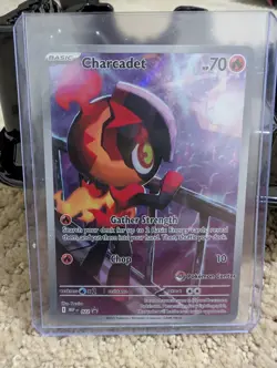Pokemon TCG Charcadet Pokemon Center Exclusive Promo 22 Phantasmal Flames ETB. - Image 1