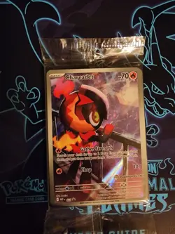 Pokemon TCG Charcadet Pokemon Center Exclusive Promo 22 Phantasmal Flames ETB. - Image 1