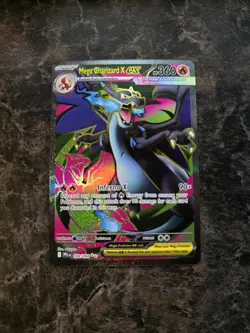 Pokemon TCG Mega Charizard X ex Ultra Rare ME02: Phantasmal Flames 109/094 NM - Image 1