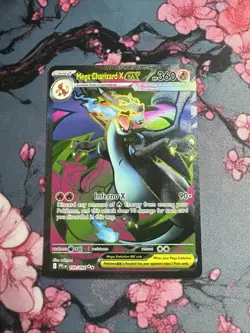 Pokemon TCG Mega Charizard X EX 109/094 Ultra Rare Phantasmal Flames NM - Image 1