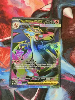Mega Charizard X EX 109/094 NM Ultra Rare Phantasmal Flames Pokemon Card TCG - Image 1