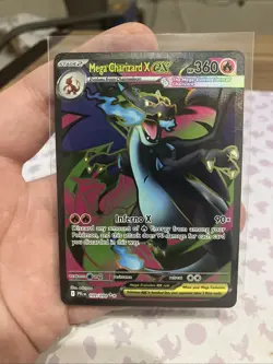 Mega Charizard X Ex 109/094 Full Art Ultra Rare Phantasmal Flames Pokemon TCG NM - Image 2