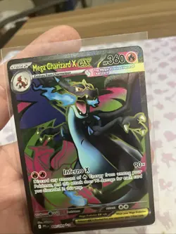 Mega Charizard X Ex 109/094 Full Art Ultra Rare Phantasmal Flames Pokemon TCG NM - Image 5