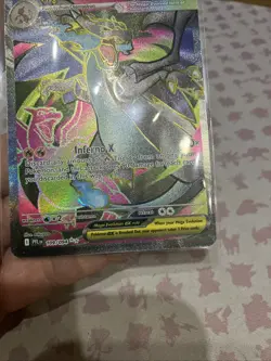 Mega Charizard X Ex 109/094 Full Art Ultra Rare Phantasmal Flames Pokemon TCG NM - Image 3