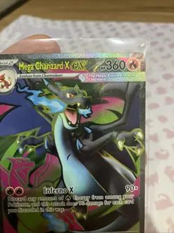 Mega Charizard X Ex 109/094 Full Art Ultra Rare Phantasmal Flames Pokemon TCG NM - Image 4