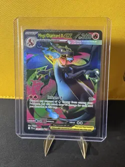 Mega Charizard X EX 109/094 Ultra Rare Pokemon TCG ME02: Phantasmal Flames NM - Image 1