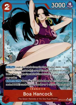 One Piece Legacy of the Master Boa Hancock Alt Art OP12-014 NM english - Image 1